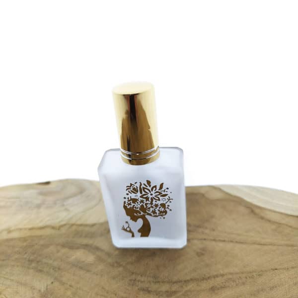 parfumfles 15ml lady flower lege hervulbare Parfum sprayfles dop goud