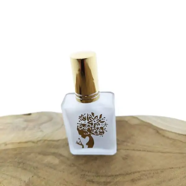 parfumfles 15ml lady flower lege hervulbare Parfum sprayfles dop goud