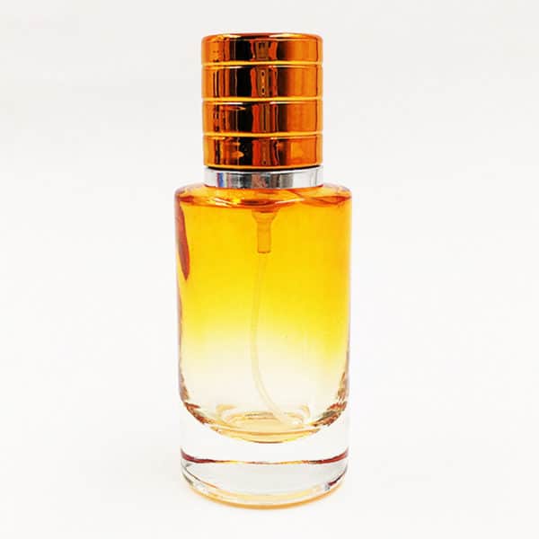 Parfumfles 30ml oranje gekleurd glas lege verstuiver sprayfles navulbaar