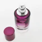 Parfumfles 30ml paars violet gekleurd glas