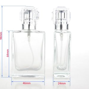 Parfumfles glas lege verstuiver sprayfles navulbaar 30ml.