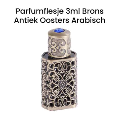 Parfumflesje 3ml Brons antiek oosters Arabisch