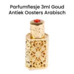 Parfumflesje 3ml Goud antiek oosters Arabisch