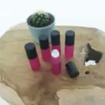Parfumroller 5ml fles roze dik glas Essentiële olie rollerflesjes rvs roller