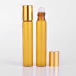 Parfumroller flesjes essentiële olie roll on roller amber bruin glas goeden dop