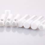 Parfumroller glas 3 ml witte dop essentiële olie roller flesjes glazen roller bal (5 st.)