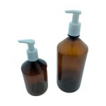 Pet fles amber veral Foam zeeppomp dispenser wit