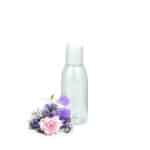 Pet fles transparant disc top dop wit 100 ml doseerfles