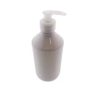 Pet fles wit glans 250ml + olie lotion zeep dispenser pomp transparant