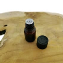 Pet flesje 15 ml amber kindveilige druppeldop zwart din18 18/410