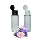 Pet flesje 30 ml transparant flip top klepdop doseerdop