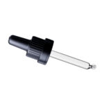 Pipet 10ml TPE rubber zwart verzegeld schroefhals Ø 18mm - DIN18