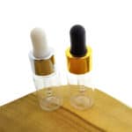 Pipetflesje 10ml transparant pet flesje druppel pipet zilver goud