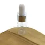 Pipetflesje 10ml transparant pet flesje druppel pipet zilver wit