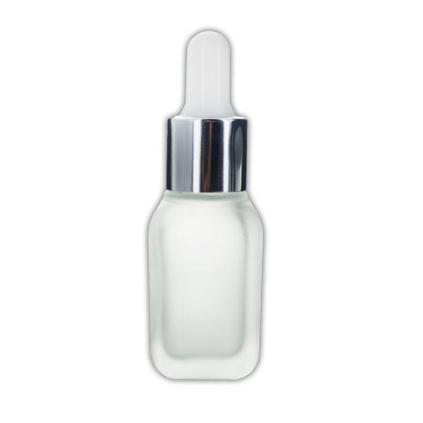Pot amber bruin glas 100ml + schroefdeksel zwart