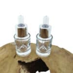 Pipetflesje 15ml transparant zilveren pipet druppelaar