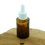 Pipetflesje 30ml amber bruin glas witte pipet dop druppelaar