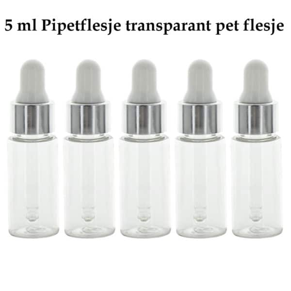 Pipetflesje 5ml transparant pet flesje druppel pipet