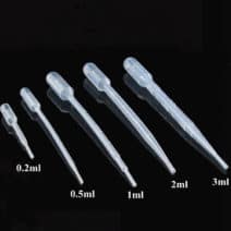 pipetten 2ml - transparant plastic vloeistof pipet