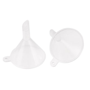 Mini trechter tuitje plastic transparant