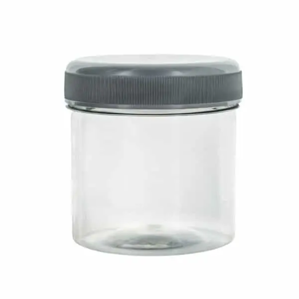Pot transparant 150ml PET potten food grade + shroefdeksel