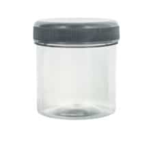 Pot transparant 200ml PET potten food grade + shroefdeksel