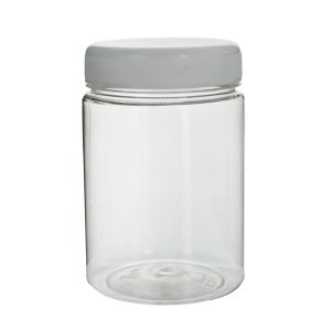 Pot transparant 200ml PET potten food grade + schroefdeksel