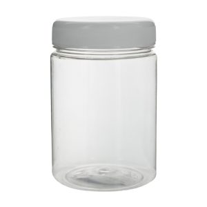 Pot transparant 250ml PET potten food grade + schroefdeksel