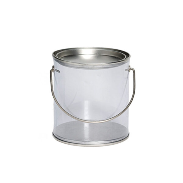 Pot transparant venster + draaghengsel + aluminium deksel