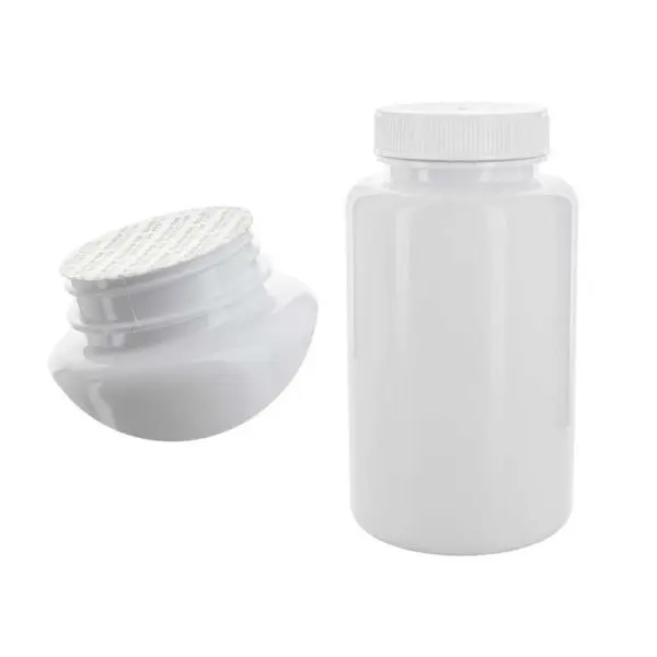 Pot wit schroefdeksel 250 ml poederpot pillenpot 45/400