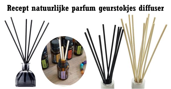 Recept natuurlijke geurparfum voor geurstokjes reed diffuser essentiële olie