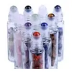 Roller flesjes edelstenen transparant glas 10ml essentiële olie parfumrollers edelsteenrollers