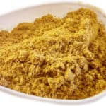 Rozenbottels gemalen rozenbottelpoeder natuurlijke kleurstof poeder