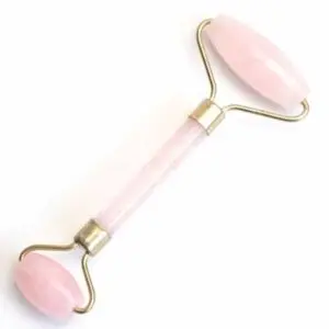 rozenkwarts edelsteen gezicht massage roller