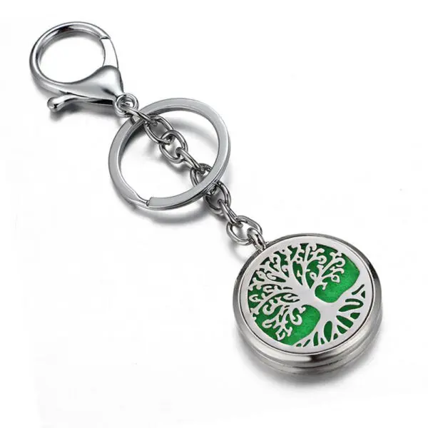 Sleutelhanger boom Parfum Medaillon Diffuser Hanger + pad