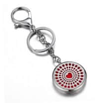 Sleutelhanger hartjes Parfum Medaillon Diffuser Hanger + pad