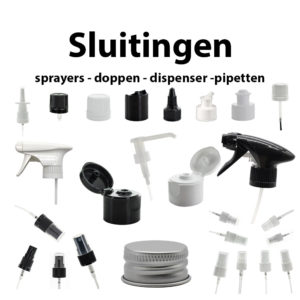 sluitingen sprayers doppen dispensers pipetten