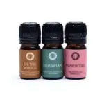 Song of India's Woodsy collectie Aromatherapie set
