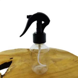 Spray spuit fles 100ml transparant + Trigger Sprayer verstuiver pomp zwart