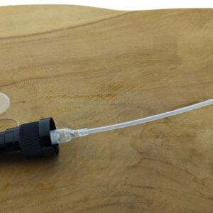 Sprayer verstuiver zwart luxe SR-ring + overkap fleshals DIN18