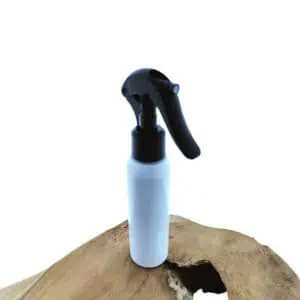Sprayfles wit 100ml fles + Trigger Sprayer verstuiver pomp zwart
