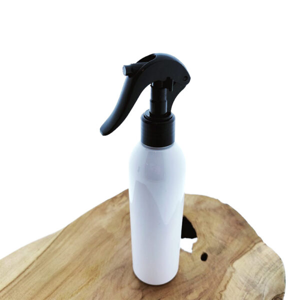 Sprayfles wit 150ml fles + Trigger Sprayer verstuiver pomp zwart