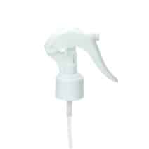 Spraypistool wit fijne spray verstuiver + trigger spuitpistool fleshals DIN28 - 28 mm