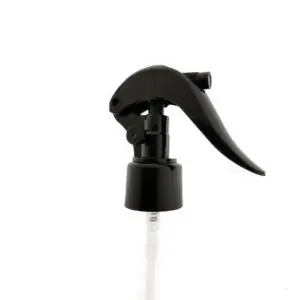 Spraypistool zwart fijne spray verstuiver + trigger spuitpistool fleshals DIN24 24 mm