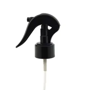 Spraypistool zwart fijne spray verstuiver + trigger spuitpistool fleshals DIN28 28 mm