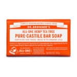 Tea Tree vaste zeep Dr Bronner's Bar soap 140gr