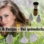 Trechters en tuitjes vul gereedschap flesjes RVS + kunststof