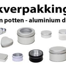 Potten aluminium