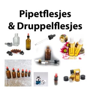 Lege Pipetflesjes, pipetten, druppeldop flesjes, druppelflesjes.