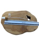 Verstuiver bamboe wit spraydop fleshals DIN24 - 24 mm